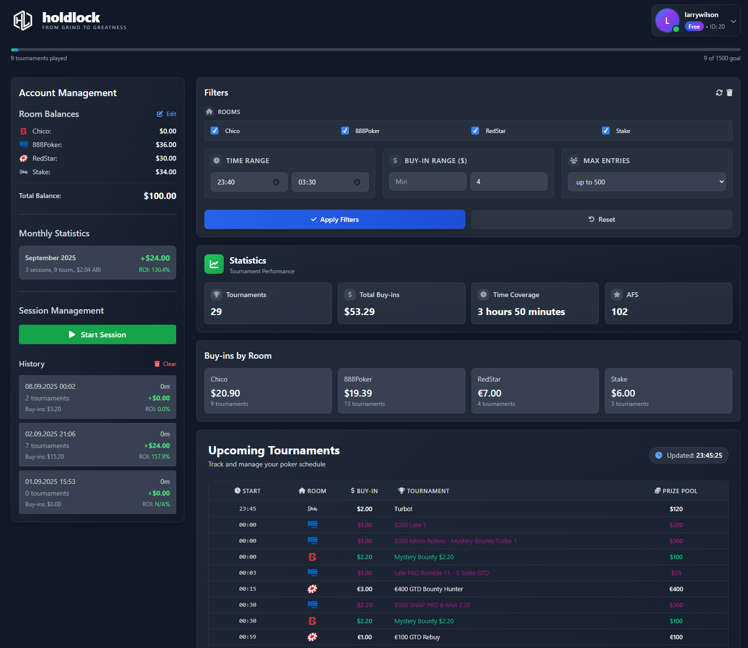 Интерфейс Holdlock для МТТ